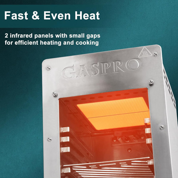 GASPRO Professional Propane Infrared Steak Grill, Quick Cooking